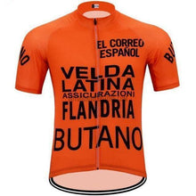 Orange Team Retro Cycling Jersey-cycling jersey-Outdoor Good Store