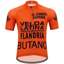 Orange Team Retro Cycling Jersey-cycling jersey-Outdoor Good Store