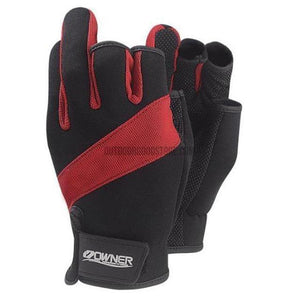 Owner 3 Fingerless Non-Slip Fishing Gloves-Outdoor Good Store