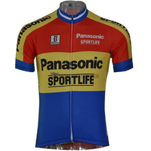 Panasonic Sportlife Retro Cycling Jersey-cycling jersey-Outdoor Good Store