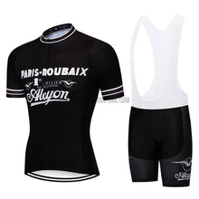 Paris Black Pro Retro Short Cycling Jersey Kit-cycling jersey-Outdoor Good Store