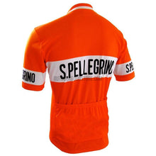 Pellegrino Orange Retro Cycling-cycling jersey-Outdoor Good Store