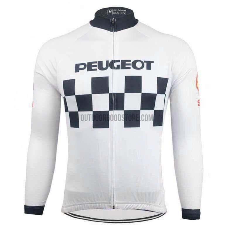 Peugeot Long Sleeve Cycling Jersey-cycling jersey-Outdoor Good Store