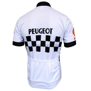Maillot cycliste PEUGEOT SACHS SEB jaune vintage années 90 shirt maglia jersey Maillot cycliste PEUGEOT SACHS SEB jaune vintage années 90 shirt maglia jersey