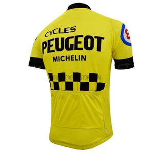 Peugeot Michelin Retro Cycling Jersey-cycling jersey-Outdoor Good Store