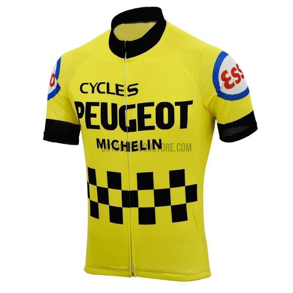 Peugeot Michelin Retro Cycling Jersey-cycling jersey-Outdoor Good Store