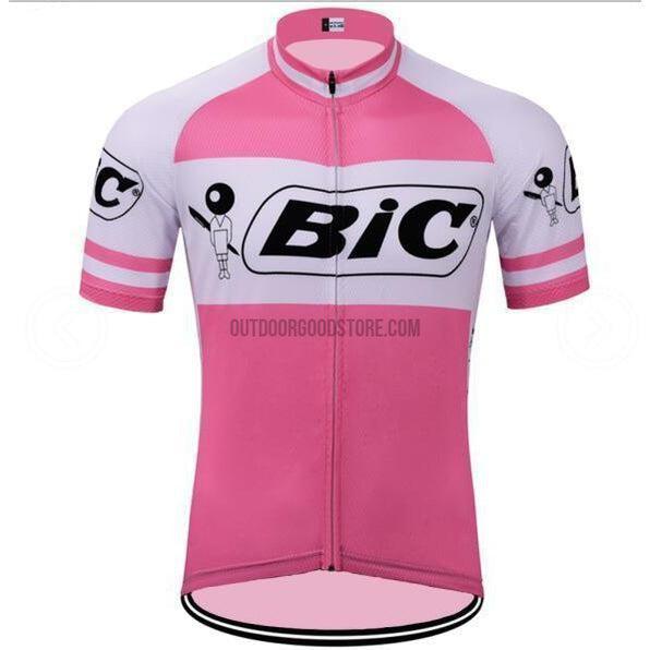 Pink BIC Pens Retro Cycling Jersey-cycling jersey-Outdoor Good Store