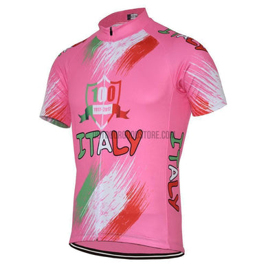 Pink Italy Retro Cycling Jersey-cycling jersey-Outdoor Good Store