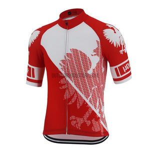 Poland Polish Polska Cycling Jersey-cycling jersey-Outdoor Good Store