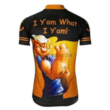 Popeye Sailor Man Spinach Orange Cycling Jersey-cycling jersey-Outdoor Good Store