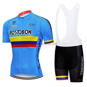 Postobon Colombia Cycling Pro Retro Short Cycling Jersey Kit-cycling jersey-Outdoor Good Store