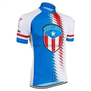 Puerto Rico Retro Cycling Jersey-cycling jersey-Outdoor Good Store
