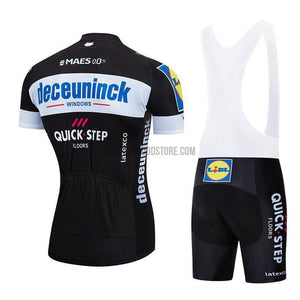 QS Black Pro Retro Short Cycling Jersey Kit-cycling jersey-Outdoor Good Store
