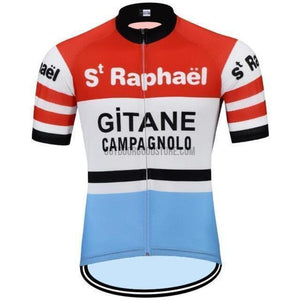 Raphael Gitane Campagnolo Retro Cycling Jersey-cycling jersey-Outdoor Good Store