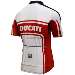 Red Motorcycle Retro Cycling Jersey-cycling jersey-Outdoor Good Store