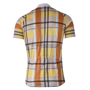 Red Plaid Retro Cycling Jersey-cycling jersey-Outdoor Good Store