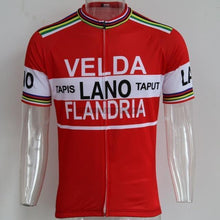 Red Team Retro Cycling Jersey-cycling jersey-Outdoor Good Store