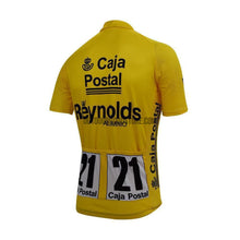 Reynolds Vuelta a Espana 1989 Yellow Retro Cycling Jersey-cycling jersey-Outdoor Good Store