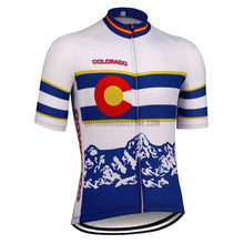 Rocky Mountains Colorado Retro Cycling Jersey-cycling jersey-Outdoor Good Store