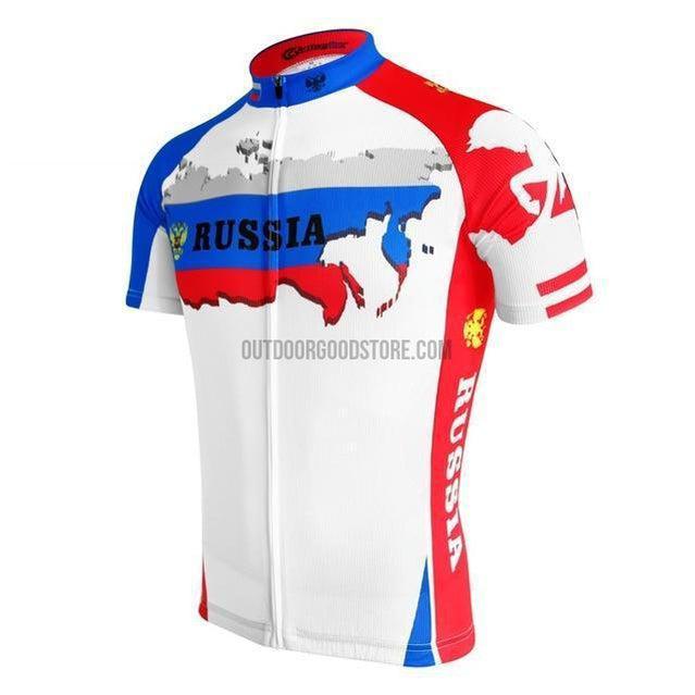Russia Retro Cycling Jersey Kit-cycling jersey-Outdoor Good Store