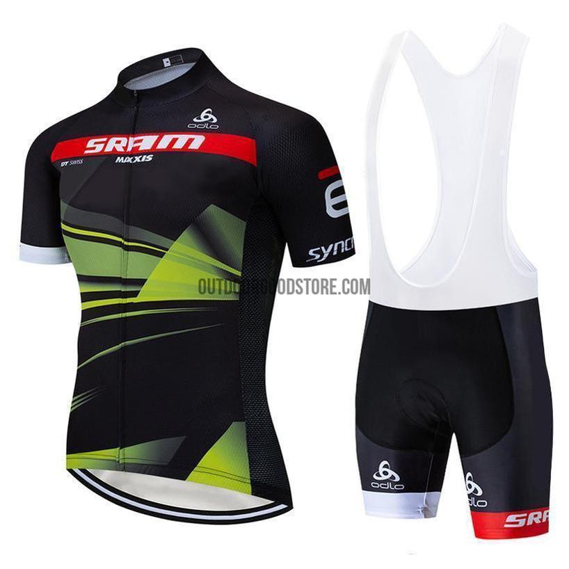 SRM Pro Retro Short Cycling Jersey Kit-cycling jersey-Outdoor Good Store