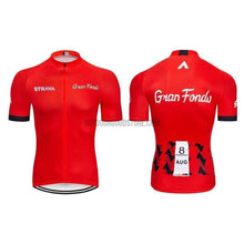 STRAVA Gran Fondo Cycling Jersey-Cycling Jerseys-Outdoor Good Store