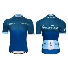 STRAVA Gran Fondo Cycling Jersey-Cycling Jerseys-Outdoor Good Store