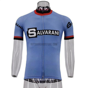 Salvarani Retro Cycling Short Jersey-cycling jersey-Outdoor Good Store