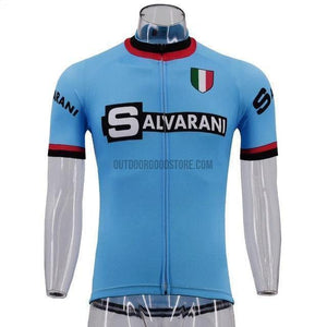 Salvarani Retro Cycling Short Jersey-cycling jersey-Outdoor Good Store