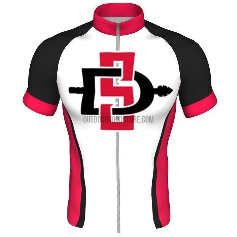 San Diego State Retro Cycling Jersey-cycling jersey-Outdoor Good Store