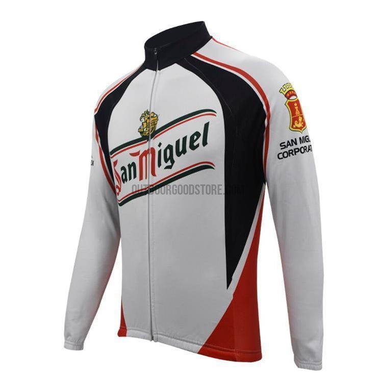 San Miguel Beer Long Sleeve Cycling Jersey-cycling jersey-Outdoor Good Store