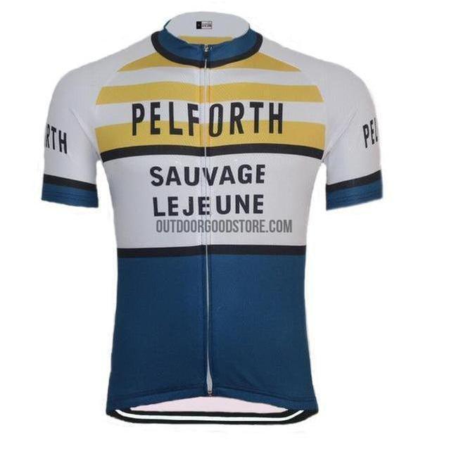 Sauvage Retro Cycling Jersey-cycling jersey-Outdoor Good Store