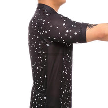 Small Black Dots Mosaic Pattern Retro Cycling Jersey-cycling jersey-Outdoor Good Store