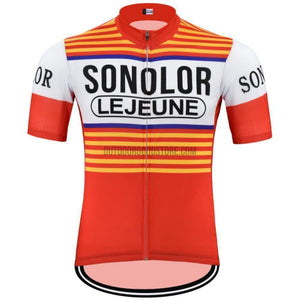 Sonolor Lejeune Retro Cycling Jersey-cycling jersey-Outdoor Good Store