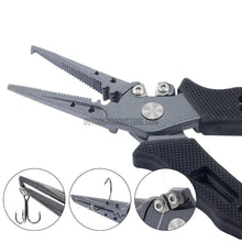 Stainless Steel Fishing Pliers Clamp Split Ring Tungsten Steel Blade Line Cutter Multifunction Fishing Tackle Tool-Fishing Tools-Outdoor Good Store