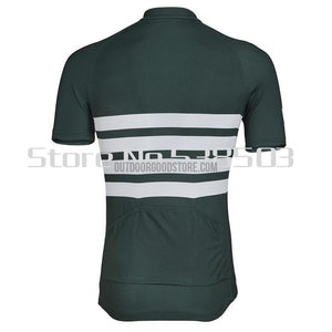 Striped Pattern Retro Cycling Short Jersey-cycling jersey-Outdoor Good Store