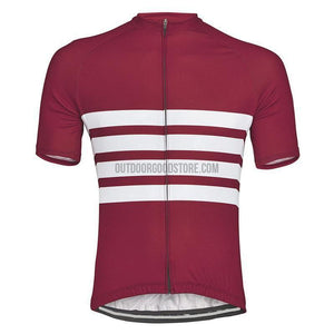 Striped Pattern Retro Cycling Short Jersey-cycling jersey-Outdoor Good Store