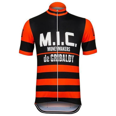 Striped Retro Cycling Jersey-cycling jersey-Outdoor Good Store