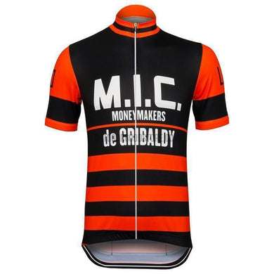 Striped Retro Cycling Jersey-cycling jersey-Outdoor Good Store