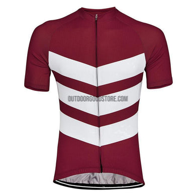 Stripped Arrow Pattern Retro Cycling Short Jersey-cycling jersey-Outdoor Good Store