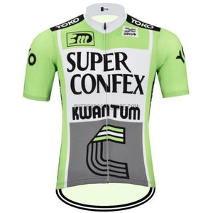 Super Confex Kwantum Yoko Retro Cycling Jersey-cycling jersey-Outdoor Good Store