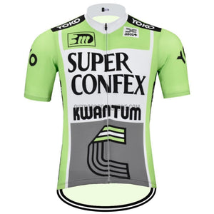 Super Confex Kwantum Yoko Retro Cycling Jersey-cycling jersey-Outdoor Good Store