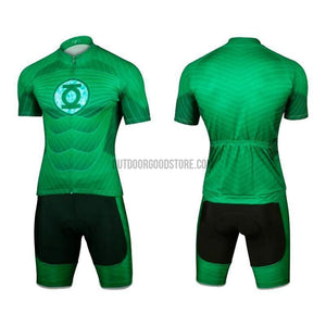 Super Green Cycling Jersey Kit-cycling jersey-Outdoor Good Store