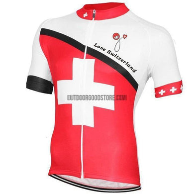 Swizterland Retro Cycling Jersey-cycling jersey-Outdoor Good Store