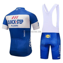 Team Quick Step Blue Retro Cycling Jersey Kit-cycling jersey-Outdoor Good Store
