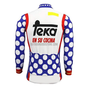 Team Teka Long Sleeve Cycling Jersey-cycling jersey-Outdoor Good Store
