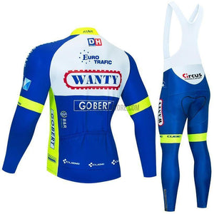 Team WANTY Long Cycling Jersey Kit Set Suit-cycling jersey-Outdoor Good Store