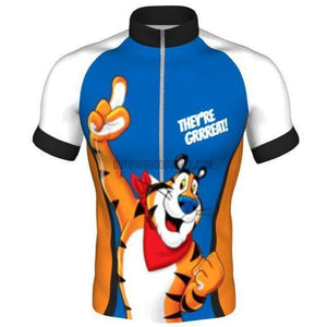 Tony Tiger Retro Cycling Jersey-cycling jersey-Outdoor Good Store