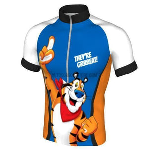 Tony Tiger Retro Cycling Jersey-cycling jersey-Outdoor Good Store