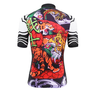 Traditional Japanese Samurai Warrior Ninja Cycling Jersey-cycling jersey-Outdoor Good Store